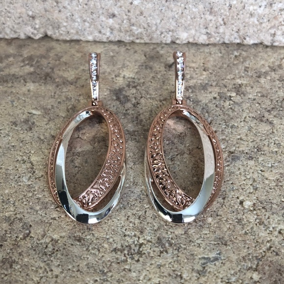 Dangle & Drop Hoop Earrings - Picture 2 of 8